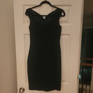 Tahari Elegant Black Mini Dress